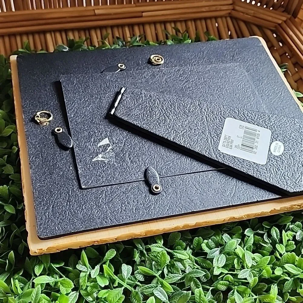 Musical Instrument Picture Frame Embossed Brushed Bronze Resin Stucco